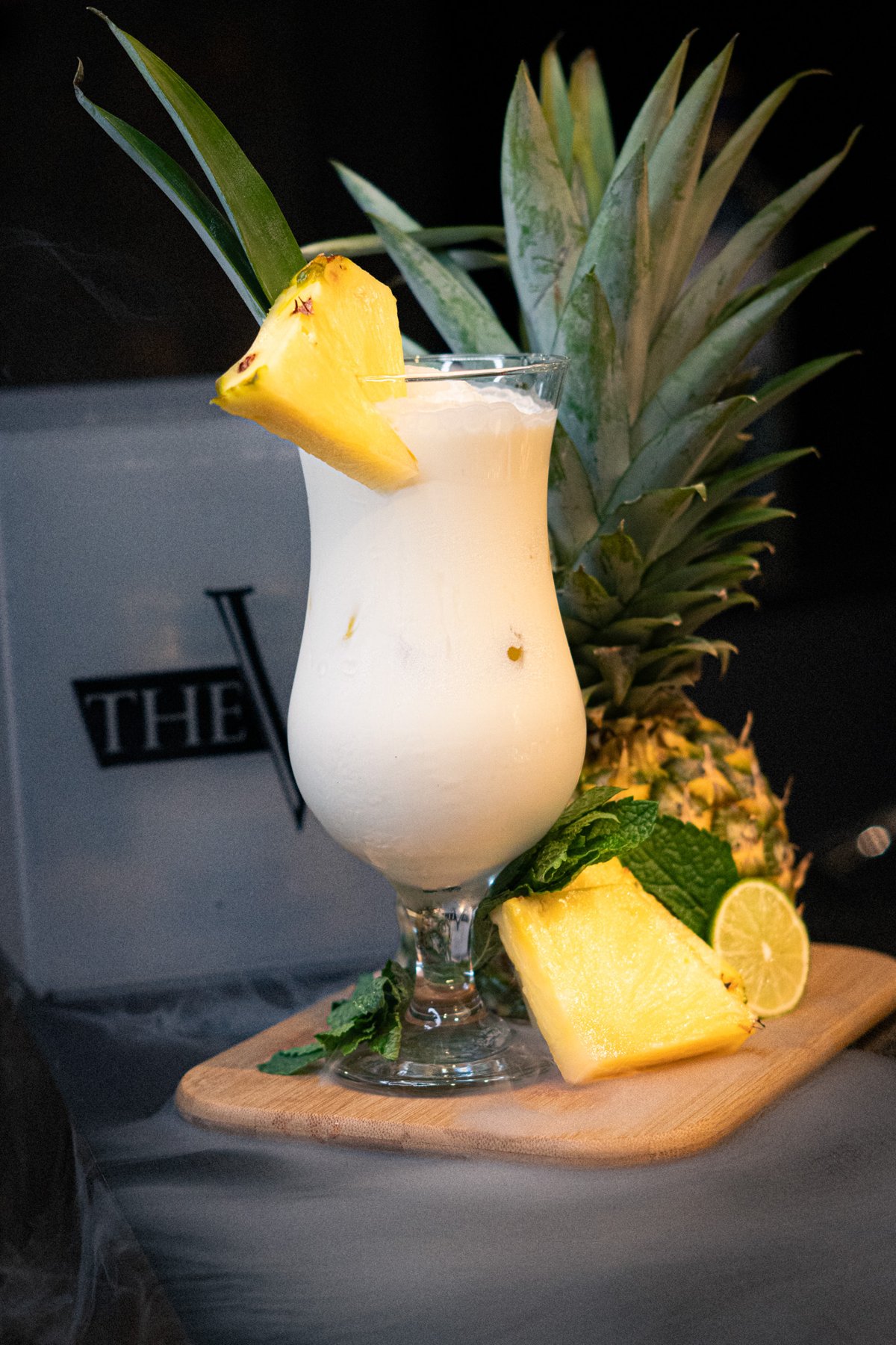 Piña Colada mit frischer Ananas